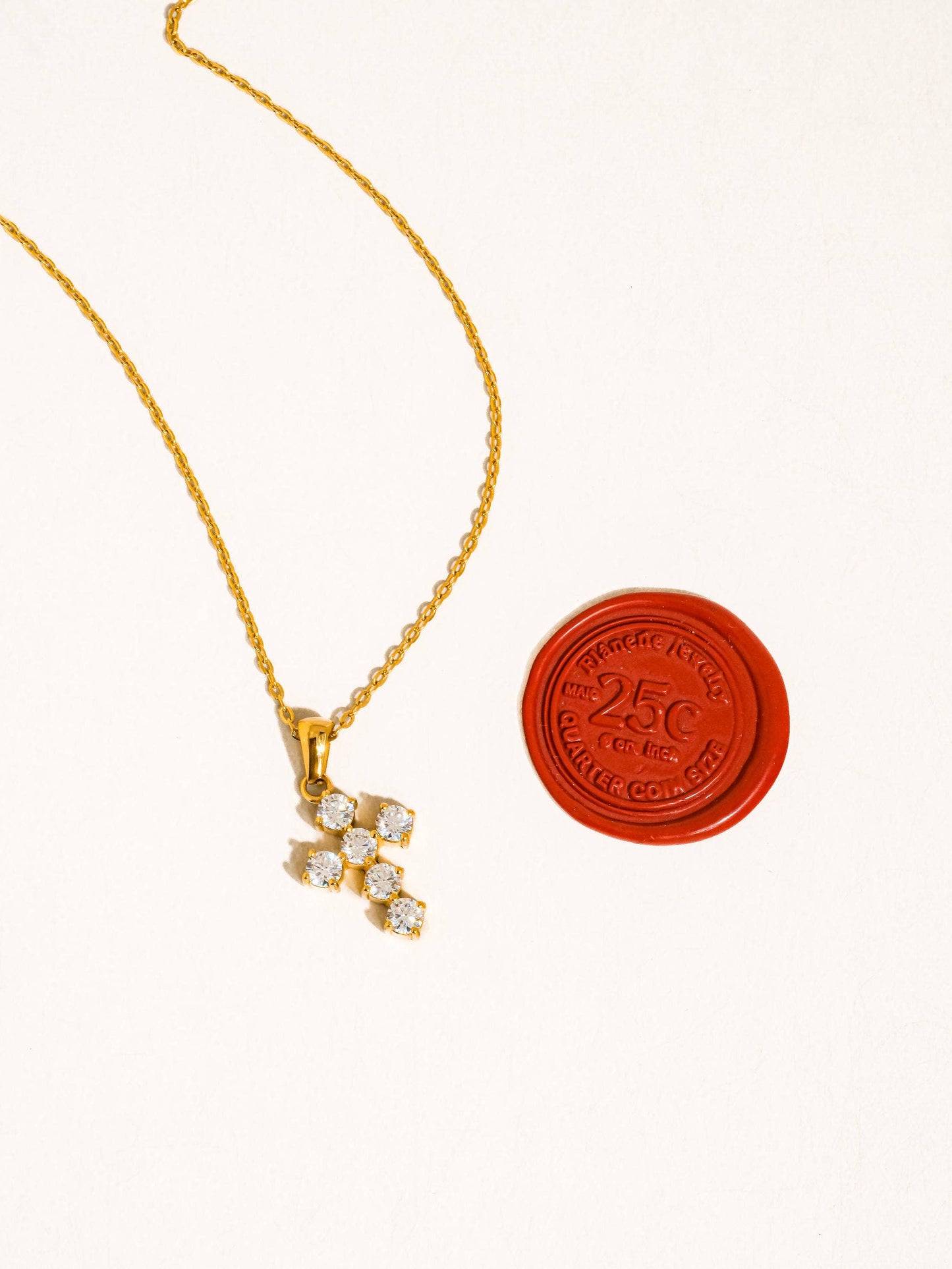 Bernadette Cross Necklace