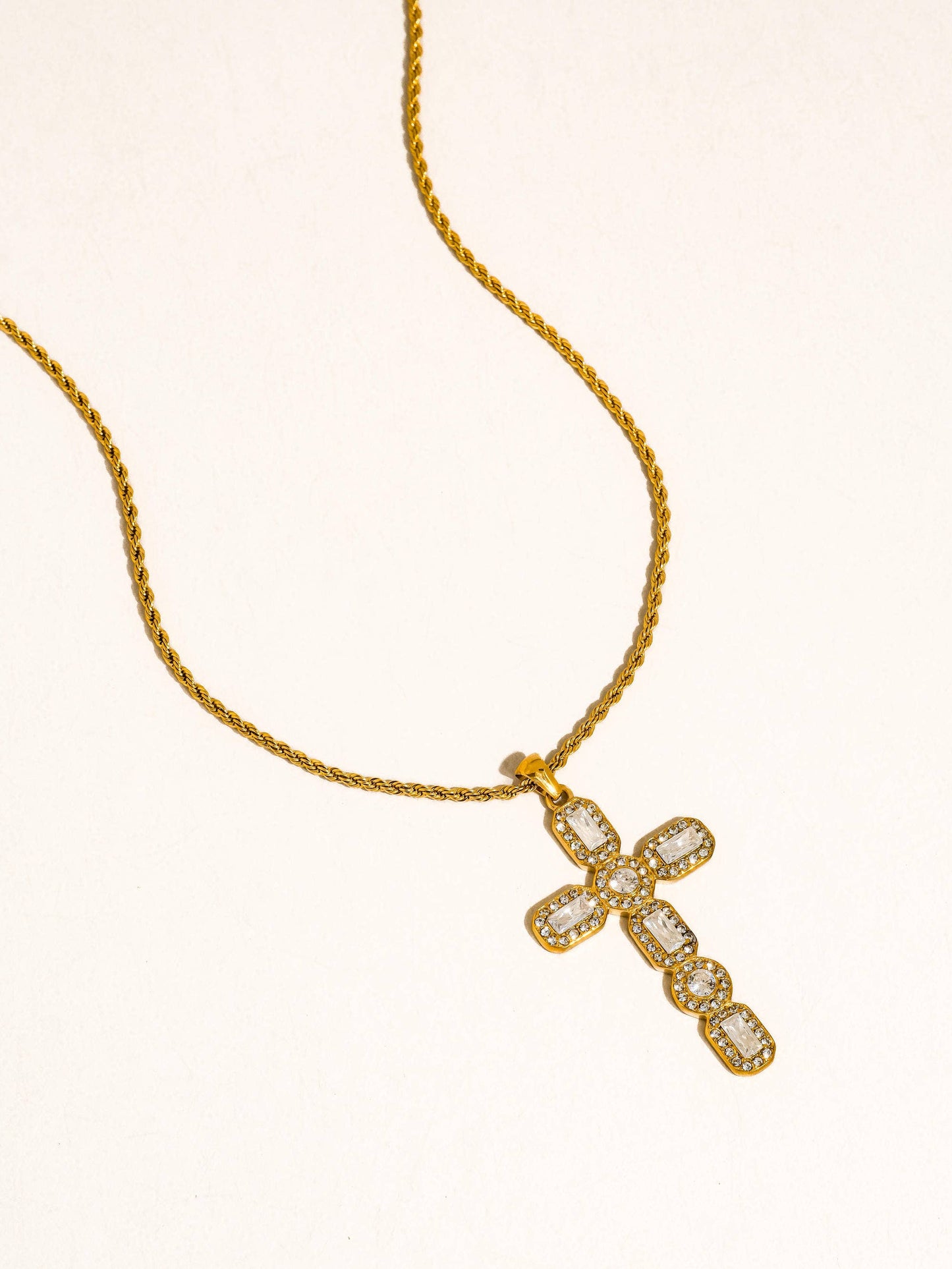 Psalm Cross Necklace