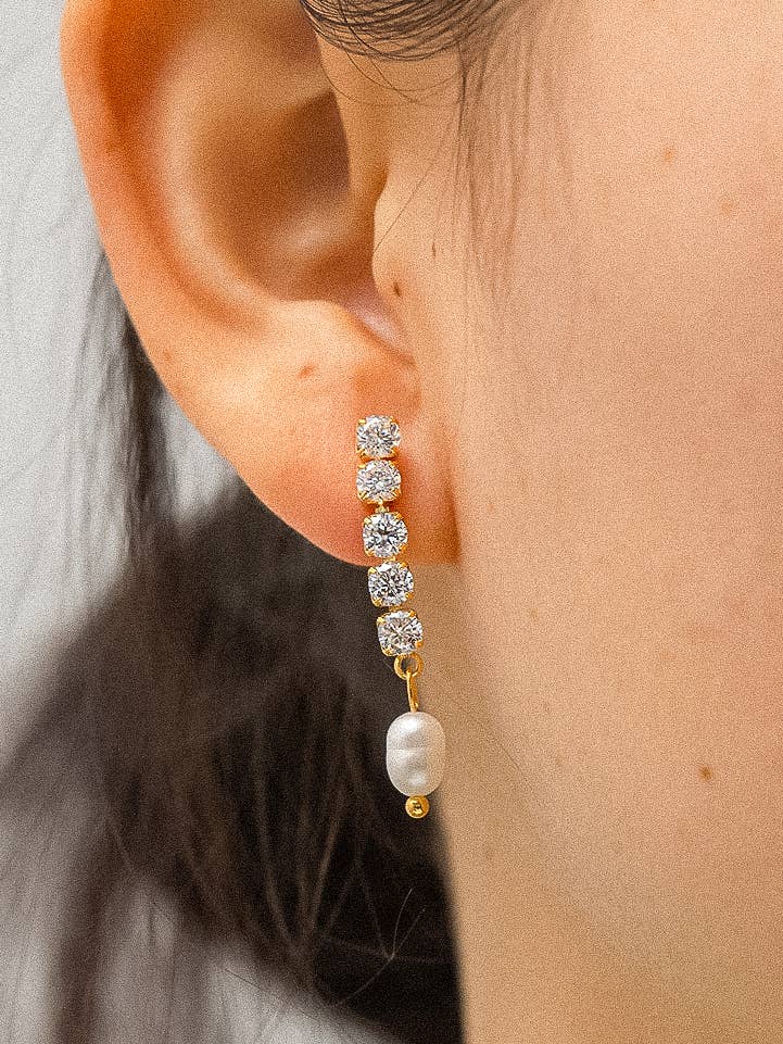 Talia Pearl Drop Earrings