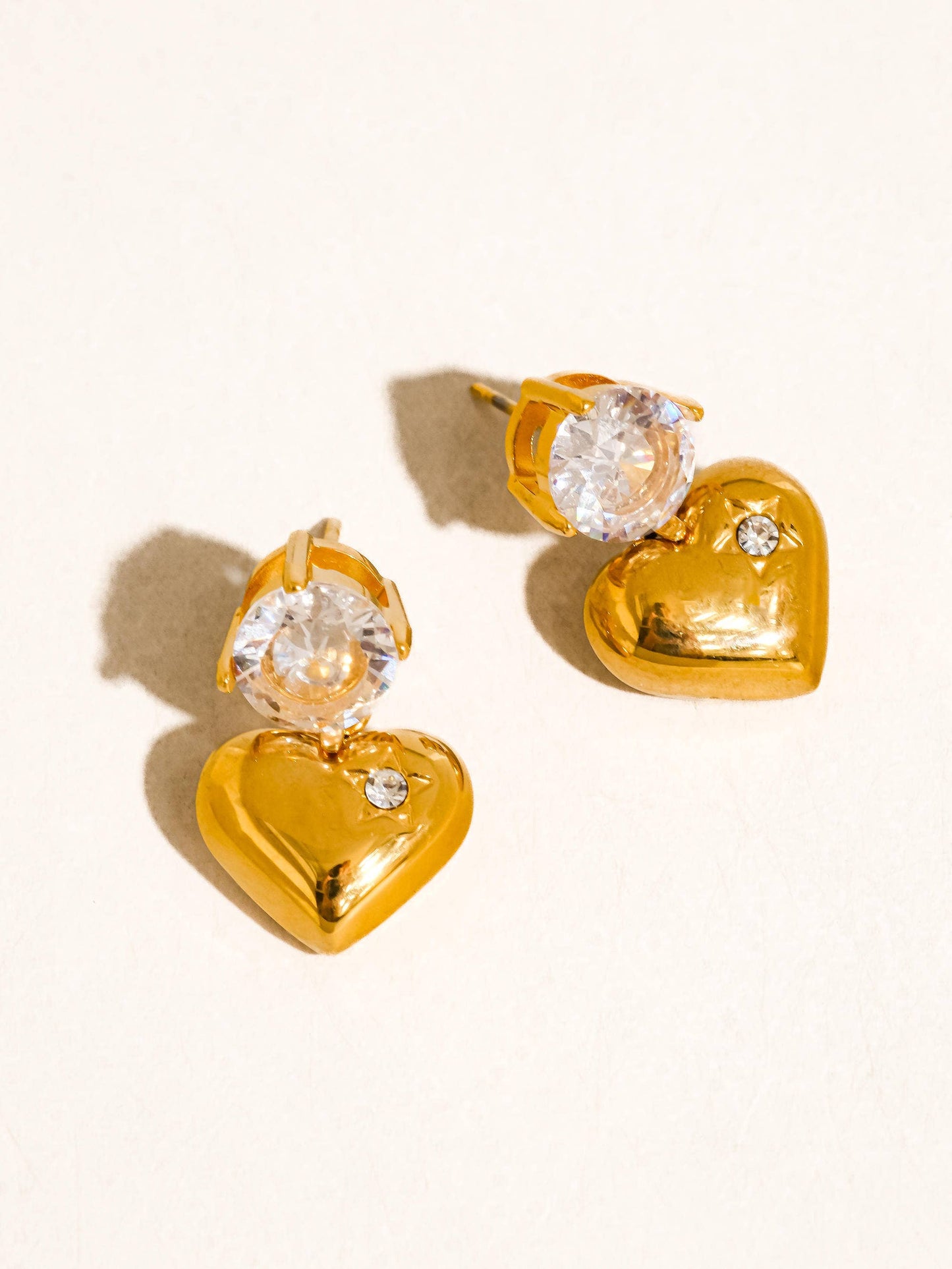 Heart Drop Earrings